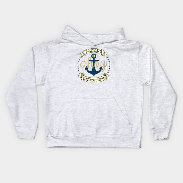 Ahoy! Kids Hoodie by Laura_Nagel